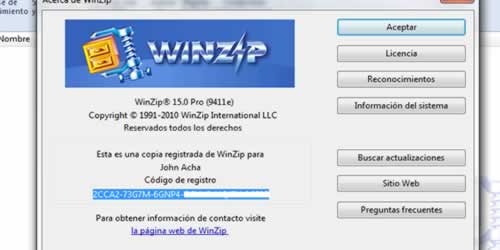 Codigo De Registro Activacion Winzip 14.5 Gratis